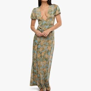 WeWoreWhat Puff Sleeve Maxi Dress